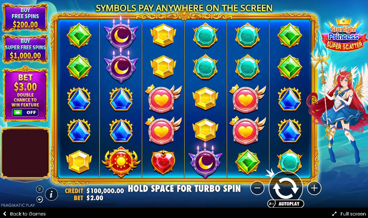 Starlight Princess Super Scatter (Pragmatic Play) Image 2